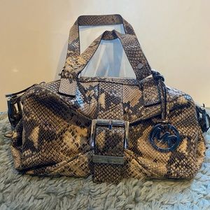 Snake skin Michael Kors purse